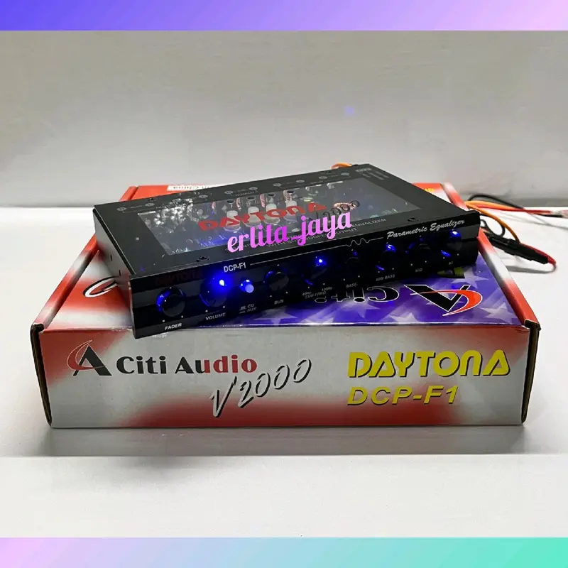 ￼PARAMETRIK EQUALIZER DAYTONA DCF-F1 V2000 TERMURAH CAR AUDIO MOBIL 0