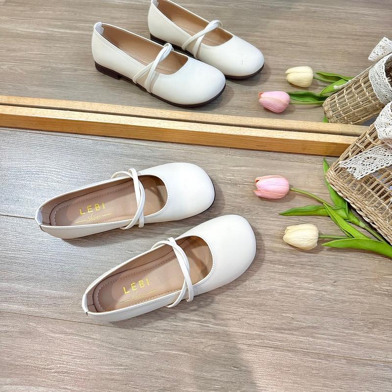 (Đế dẻo) Giày búp bê quai xoắn đế bệt cao su dẻo chống trơn Giày Bệt Nữ 3