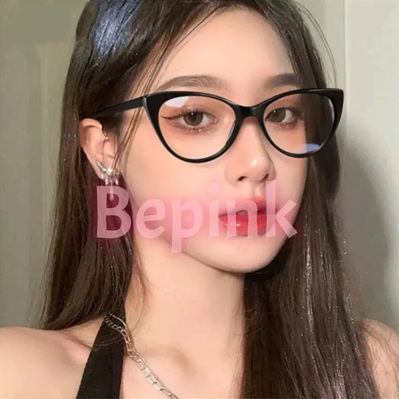 KACAMATA CAT EYE LENSA TRANSPARANT (BEPINK JURAGAN) 0