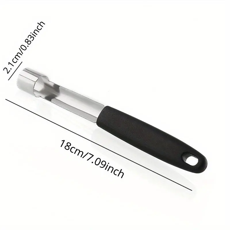 Stainless Steel Pear Corer, Fruit Corette, Apple Corer, Core Seed Remover, Cutter Seeder, Slicer Knife, Kitchen Gadgets, Kitchen Accessories, Utensils 1