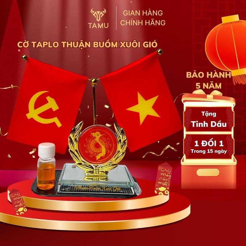 [TỔNG HỢP] Bộ Cờ Trang Trí Thảm Taplo Ô Tô Thuận Buồm Xuôi Gió và Vạn Dặm Bình An - Nội Thất