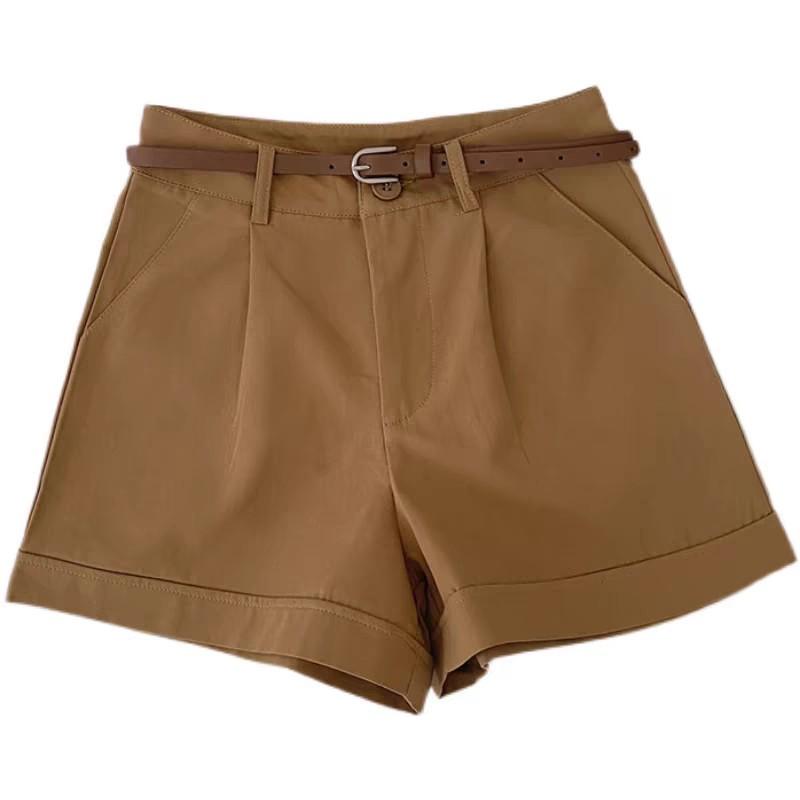 Product Introduction of Es 8053 Korean Trending Cotton Twill Plain Casual Shorts 4