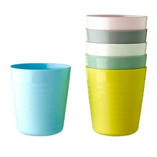 SP I K E A KALAS MUG / Cup / Gelas / Cangkir Plastik isi 6 PCS utk Pesta Anak / Souvenir Ultah