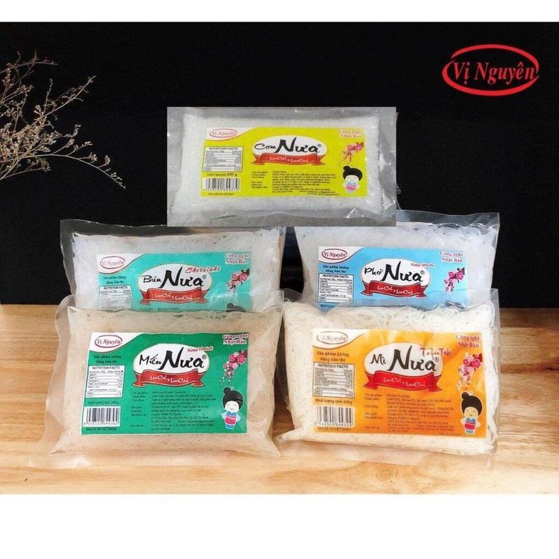  Bún nưa  Mì nưa  Miến nưa ăn kiêng chế độ Keto  Das - Bún Shirataki 