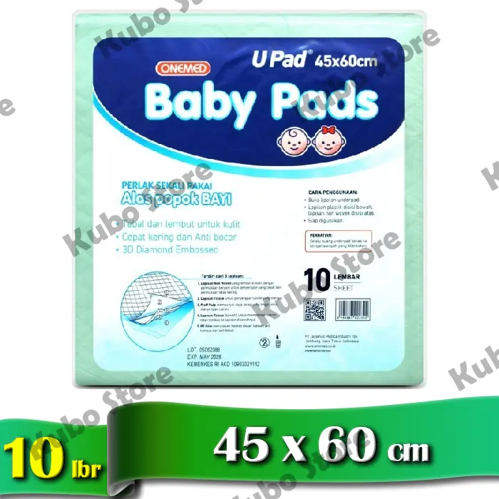 Underpad Baby Pad 45x60cm Perlak Alas Tidur Popok Baby Underpad untuk Bayi Newborn Diapers 0