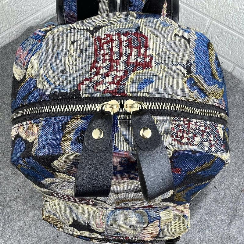 Balo Dạ gấu xanh thời trang nam nữ, bảo hành 3 tháng Da Nhung Đeo Vai Backpack cặp  nam 5