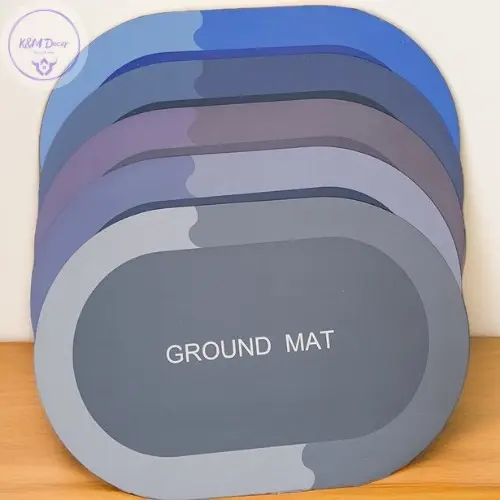 Thảm lau chân silicon ground mat siêu thấm, chống trơn trượt.