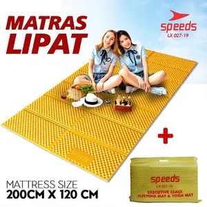 SPEEDS Matras Lipat 200x120 Matras Camping Alas Tenda Camping Double Side Tekstur Tempat Telur 027-19