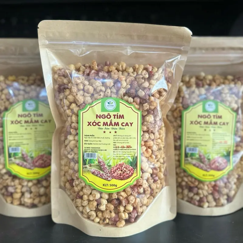 NGÔ NẾP TÍM XÓC MẮM - Giòn tan