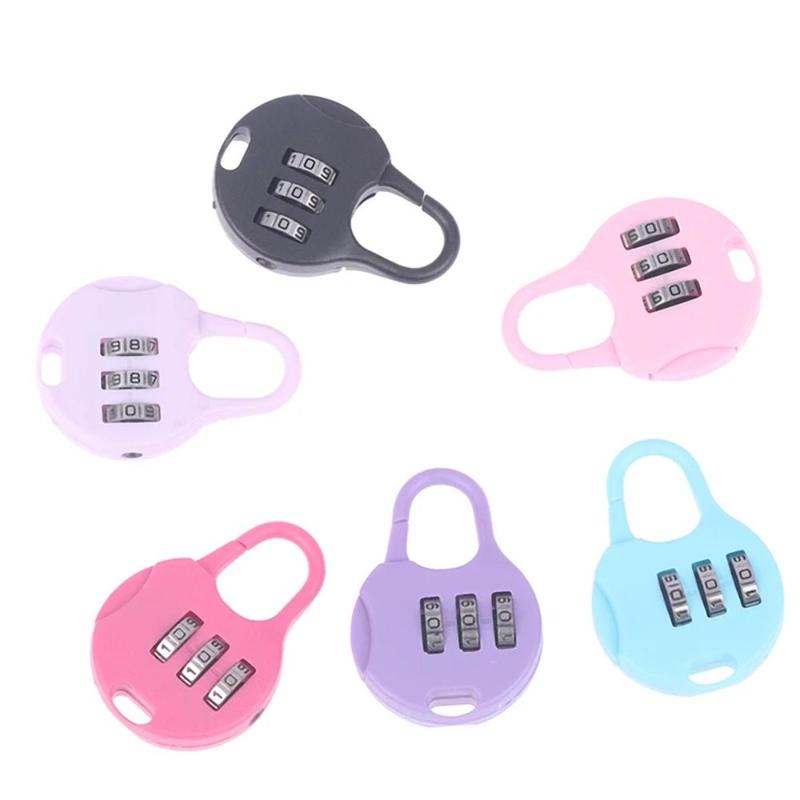 Product Introduction of Portable Plastic Password Combination Lock Backpack Padlock Combination Padlock Padlock 3 Digit Gym Drawer Lock Digit Locks Drawer 16