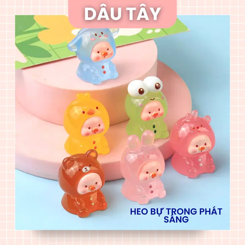 COMBO 10 TÚI NGẪU NHIÊN ĐỦ MẪU Túi mù Phụ kiện charm đồ chơi DIY dễ thương nhiều màu, túi nhân phẩm, túi mù may mắn hộp ngôi làm set do choi tram phát móc khóa nuoc mini bộ dụng hộp bánh kem kẽm 8