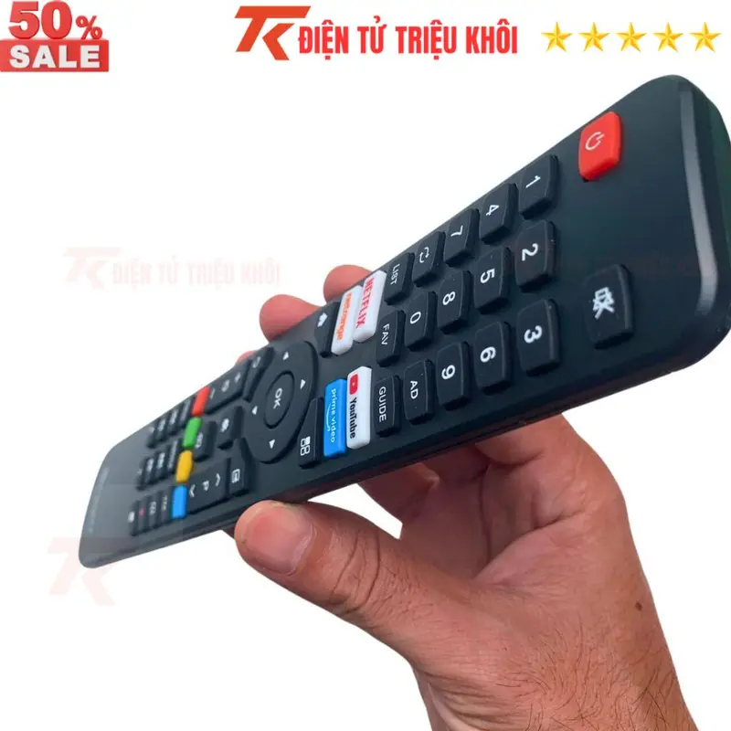 Remote điều khiển tivi Casper Mã 08, điều khiển TV Casper - Tặng kèm pin - Điện Tử Triệu Khôi 5