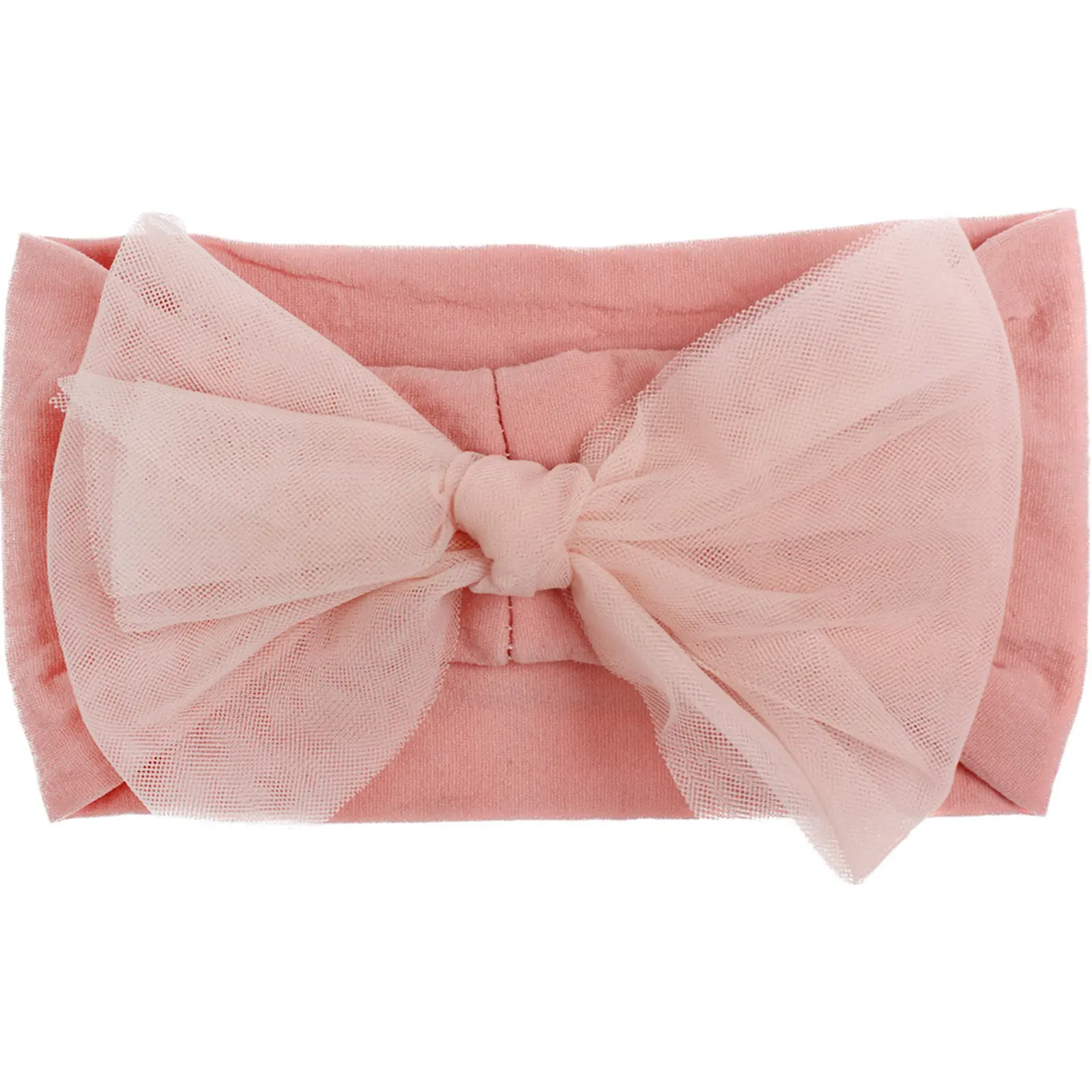 Baby Girls Headbands Soft Tulle Bow Head Wraps Fashion Hairbands for Newborn Infants