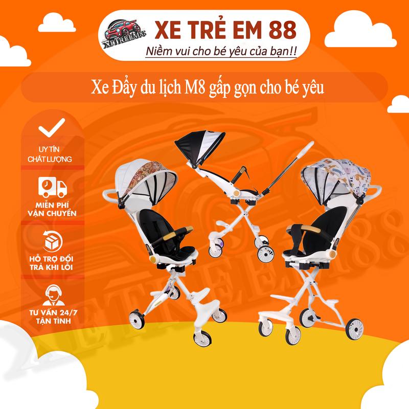Xe Đẩy du lịch M8 gấp gọn cho bé yêu Voi xe dayem Beige Có thể gập lại hợp kim nhôm đen cao cấp xe đẩy  chilux xe  đẩy Black Điều chỉnh được kinderkraft  xe xe  đẩy xe đẩy  v9 xe  đẩy xe đẩy  able xe  đẩy v9  xe đẩy bamboo life xe  đẩy vinng q7
