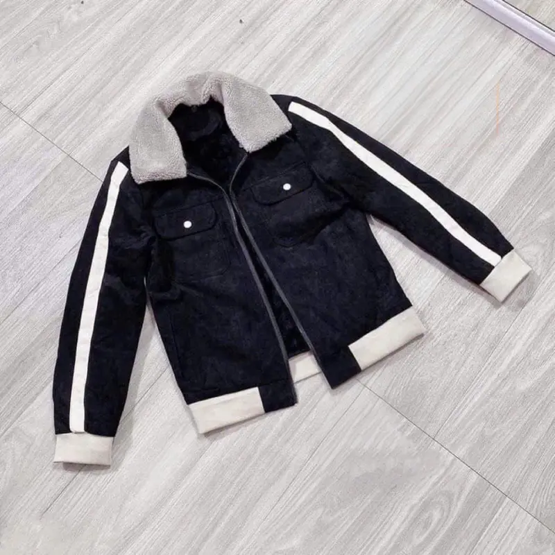 Áo khoác nam da lộn lót lông mùa đông - Menswear Jacket 0