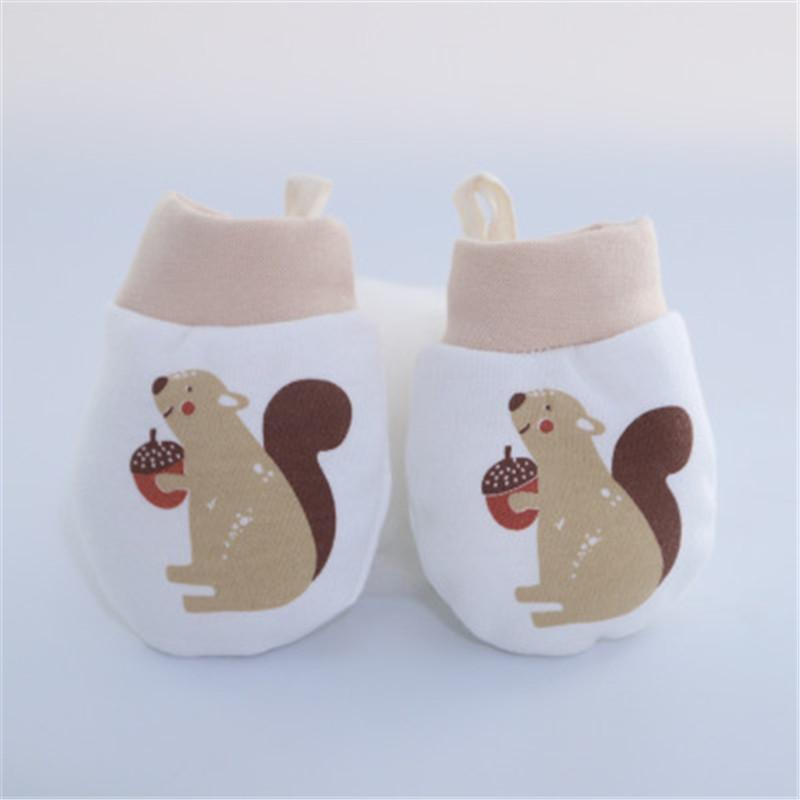 Product Introduction of New Baby Gloves Cute Cartoon Infant Pure Cotton Scratch Newborn MittsBoy Fabric Care 7