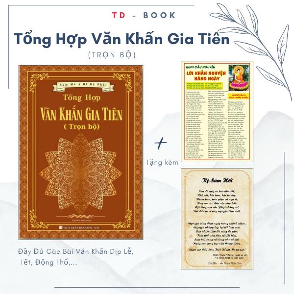 Sách - Tổng Hợp Văn Khấn Gia Tiên trọn bộ - Đầy Đủ Các Bài Văn Khấn... - Tặng kèm Tờ Khấn Nguyện Hàng Ngày - Kệ Sám Hối