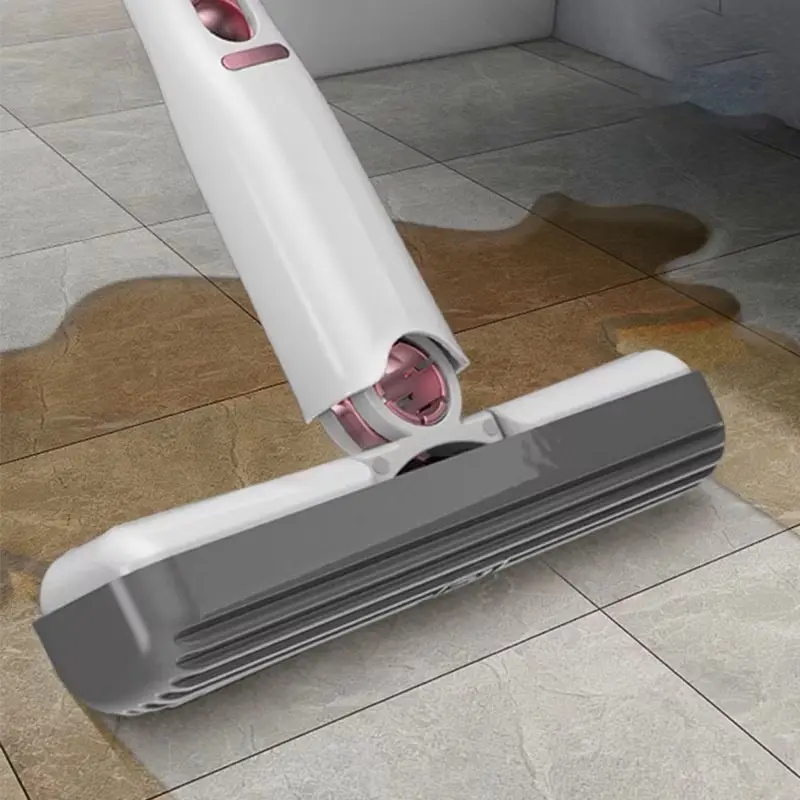 ￼Combo 2 Cây Lau Bàn Bếp Tự Vắt Thông Minh Mini 25cm, Bọt Biển Siêu Thấm Hút Đa Năng, Gập Gọn dễ sử dụng Làm Sạch 4