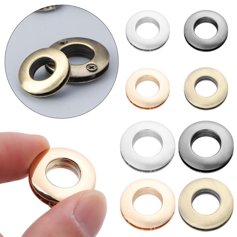 Product Introduction of zelve DIY Bag Alloy Grommets Luggage Hardware Leathercraft Eyelet Button Handbag Buckle Alloy Hole Metal Eyelets 9