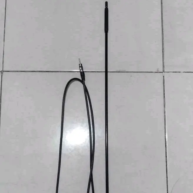 antena radio mobil anten auto, anten linear warna hitam Car Kendaraan 2