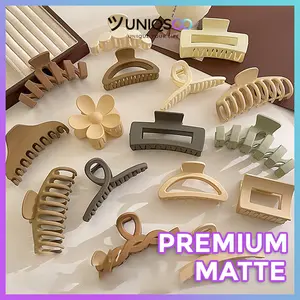 UNIQSOO Jepitan Rambut Korea Doff Premium Bahan Tebal / Jepit Jedai Salon matte doff korea original SP032