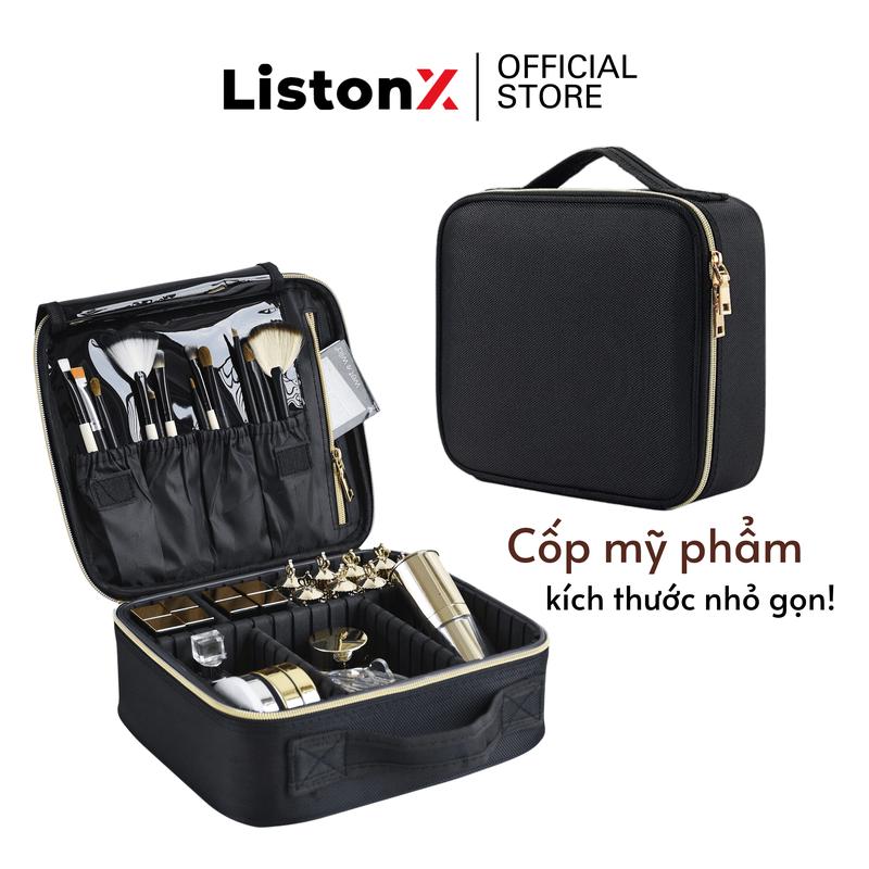 [MUA 2 TẶNG 1] Cốp Đựng Mỹ Phẩm/ Đồ dùng cá nhân cao cấp ListonX | Makeup Bag chất lượng cao | Tặng 1 bông mút cao cấp khi mua 2 sản phẩm bất kỳ