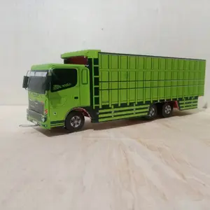 miniatur truk tronton hino non lampu Anak Hadiah mainan kreatif microbeads