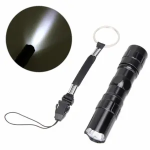 senter mini police 3 watt LED cree 3w waterproof anti air aluminium