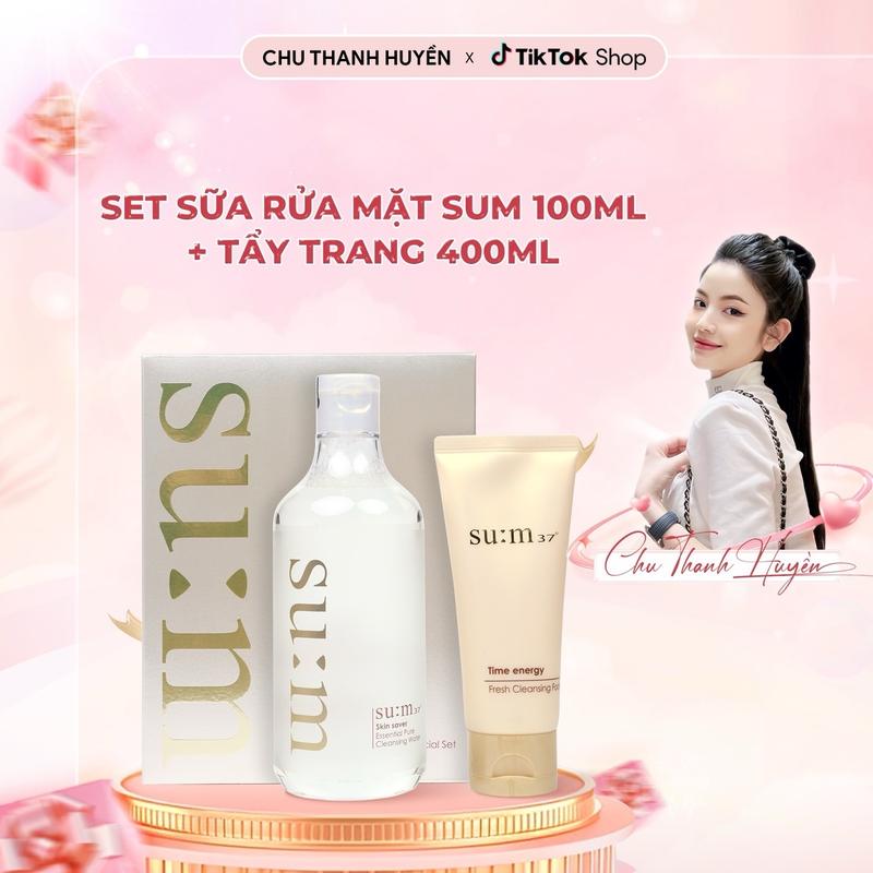 Set sữa rửa mặt Sum 100ml + Tẩy Trang 400ml