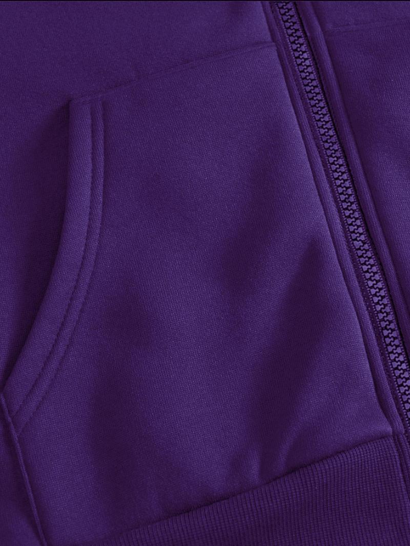 Product Introduction of Men's Letter Print Zip Up Hoodie, Regular Fit Casual Street Long Sleeve Hooded Sweatshirt for Fall & Winter, Men's Clothes for Daily Wear 9
