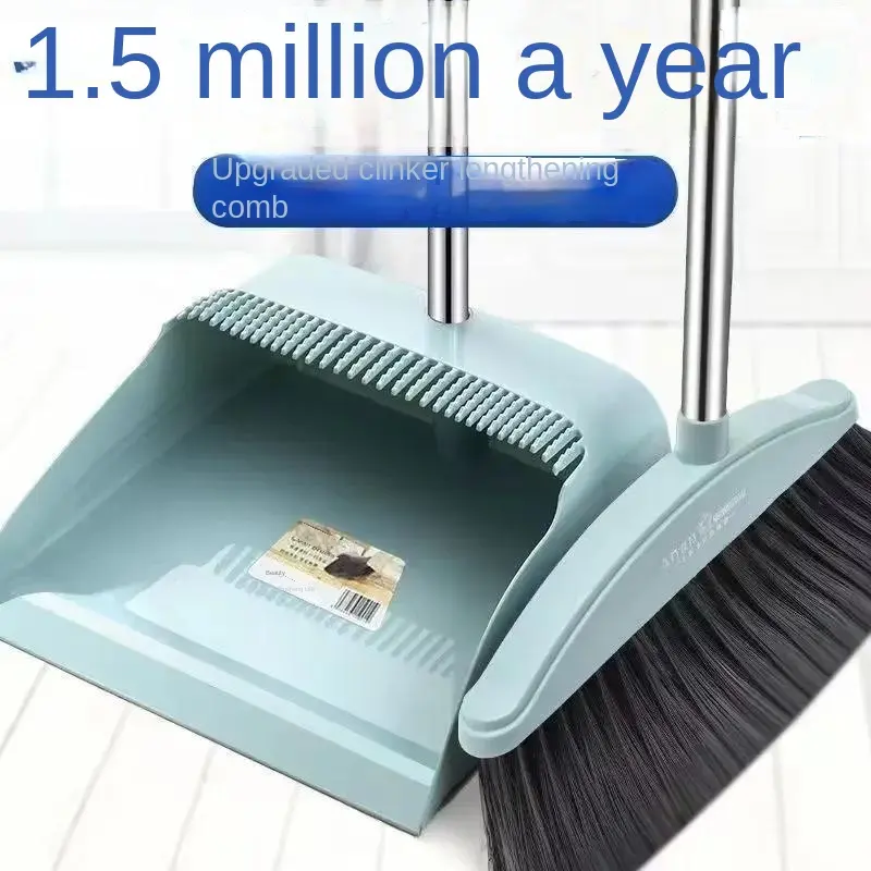 Bộ Chổi Và Dustpan, Bộ Đồ Hai Mảnh Dày Dặn, Chổi Và Chổi, Chổi Cầm Tay Gia Dụng, Tóc Mềm, Thích Hợp Cho Nhà Vệ Sinh, Lô Chổi