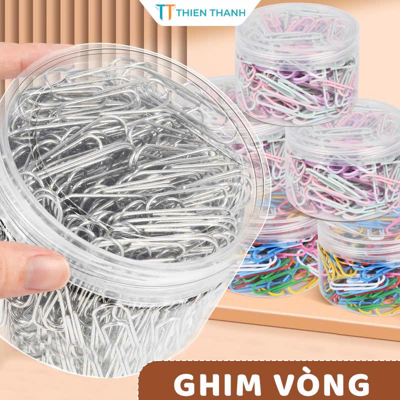 Ghim Kẹp Giấy A4 Ghim Kẹp Tài Liệu Nhiều Màu Siêu Xinh Phù Hợp Cho Dân Văn Phòng