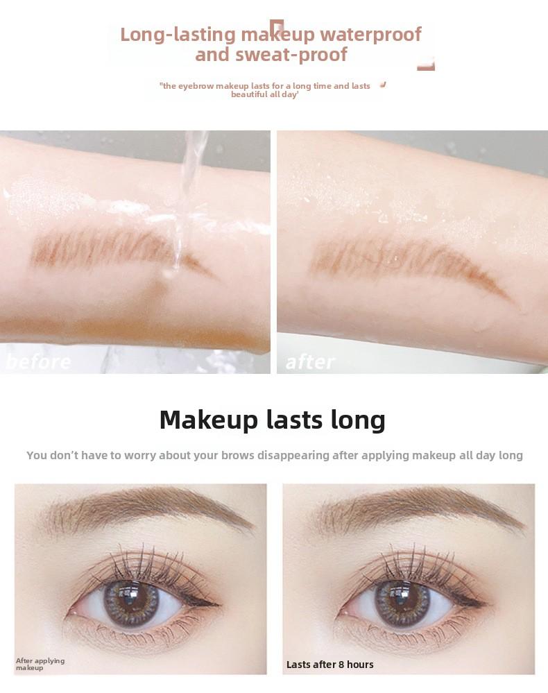 Product Introduction of Helen Beauty New Dual-Head Eyebrow Pencil Waterproof Non-Smudge Genuine Sweat-Proof Long-Lasting Sketch Makeup 8