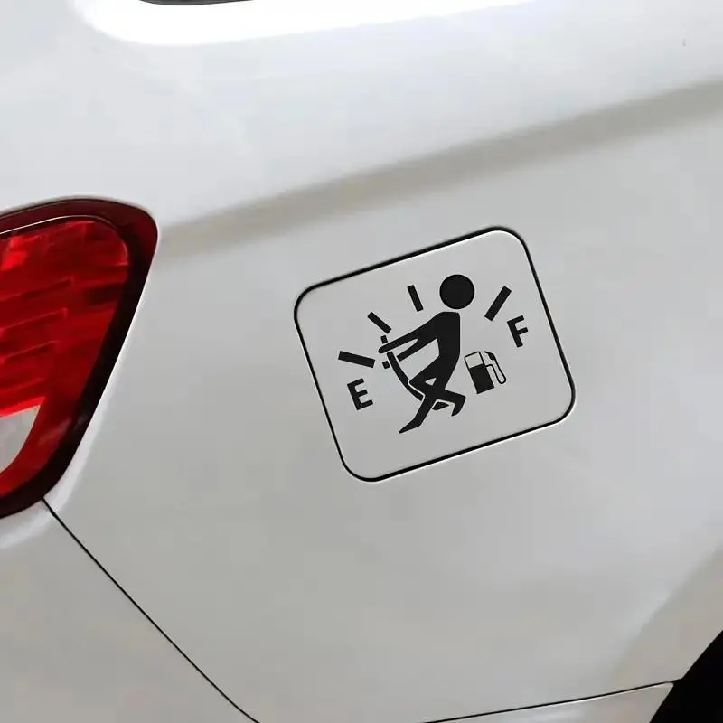 Funny Car Gas Tank Cap Sticker, Creative Car Gas Tank Decal, Waterproof Car Sticker, Car Exterior Accessories for Car Decoration 4