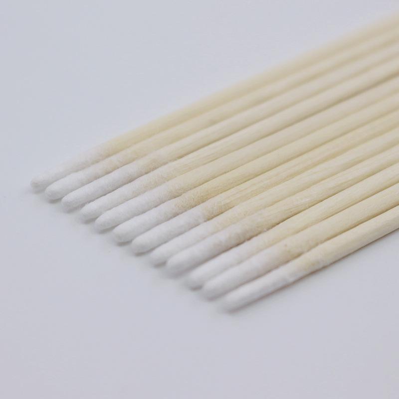 Product Introduction of Tăm bông tre phun xăm 8cm ,que tăm bông cán gỗ đầu nhọn siêu tiết kiệm tê Dùng Trà Tê/Trà Mực (100c/túi) - Dohelios68 28