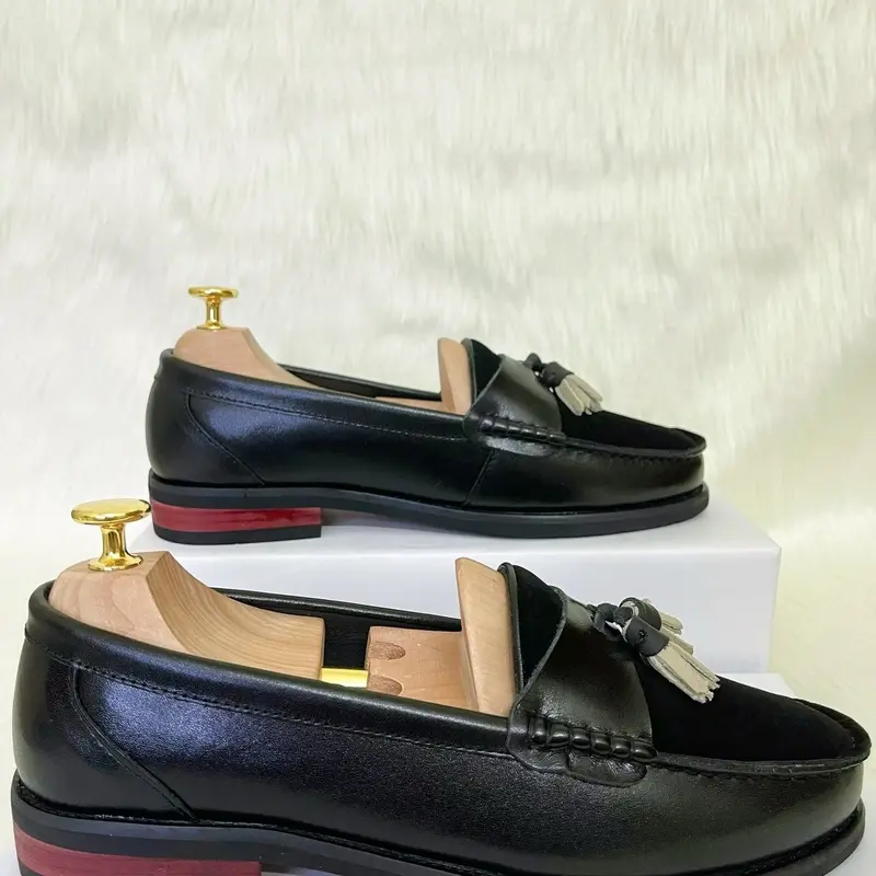 [Mã T11] Giày dio da bò Nappa nhập khẩu cao cấp Shoes Nam Đế Bằng 6