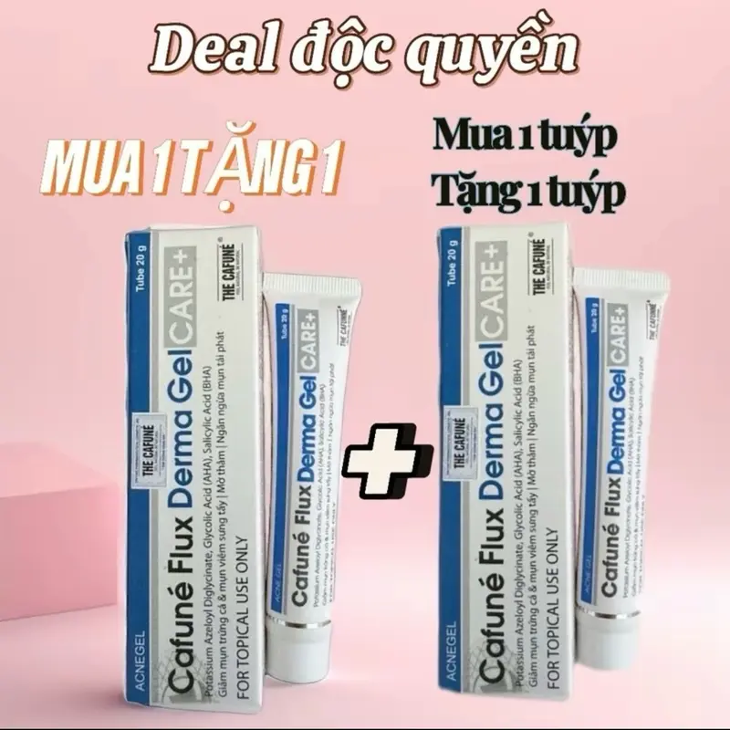 [ FLASH SALE MUA 1 KÈM 1] ￼Gel Hỗ Chấm Mụn Mờ Thâm Derma Gel 20g Skincare Làm Đẹp Da 0