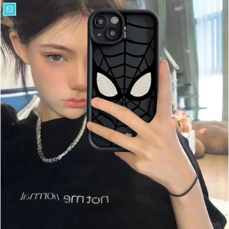 Softcase HP for Redmi Note 13 Pro 5G 12C 9 10 12 10C 1 9A 9C Xiaomi 13t 13t pro14 14 ultra Redmi Note 8 11 10 12 10s 11s 12Pro 12s 9 11Pro 8Pro 10Pro Max Trendy Cool Spider-Man Matte Liquid Silicone Case Shockproof TPU Soft Casing Ponsel 1