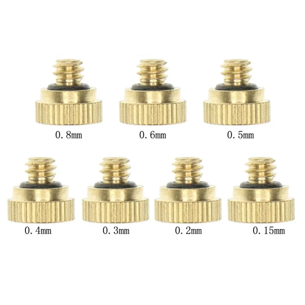 Garden Male Thread Brass Mist Mist Nozzle Spray 0.15mm (1#)