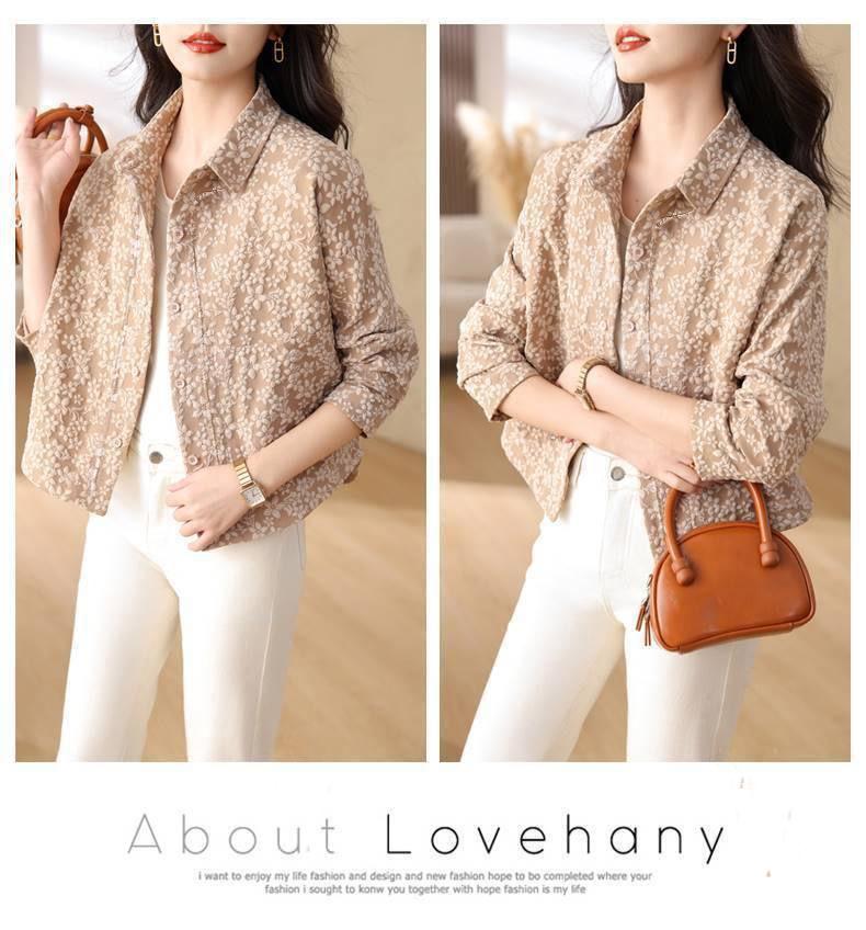 Product Introduction of Áo Khoác Ngắn Cho Nữ, Phong Cách Hàn Quốc, Hàng Mới Về, Thích Hợp Cho Mùa Xuân Và Mùa Thu, Mẹ TRUNG NIÊN Và Mẹ Nhỏ Áo Khoác Bóng Chày Thường Ngày Áo Cardigan 15
