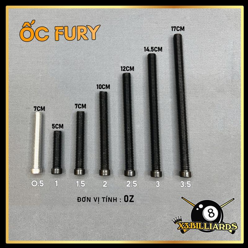 Ốc Dành Choi Cơ Fury - Phụ Kiện X3.Billiards
