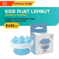 Gambar M-Pets Soft Massage Comb -  Coarse Teeth / Sisir Pijat Anjing Kucing dari M-Pets Volk Pets Indonesia Kota Tangerang 5 Tokopedia