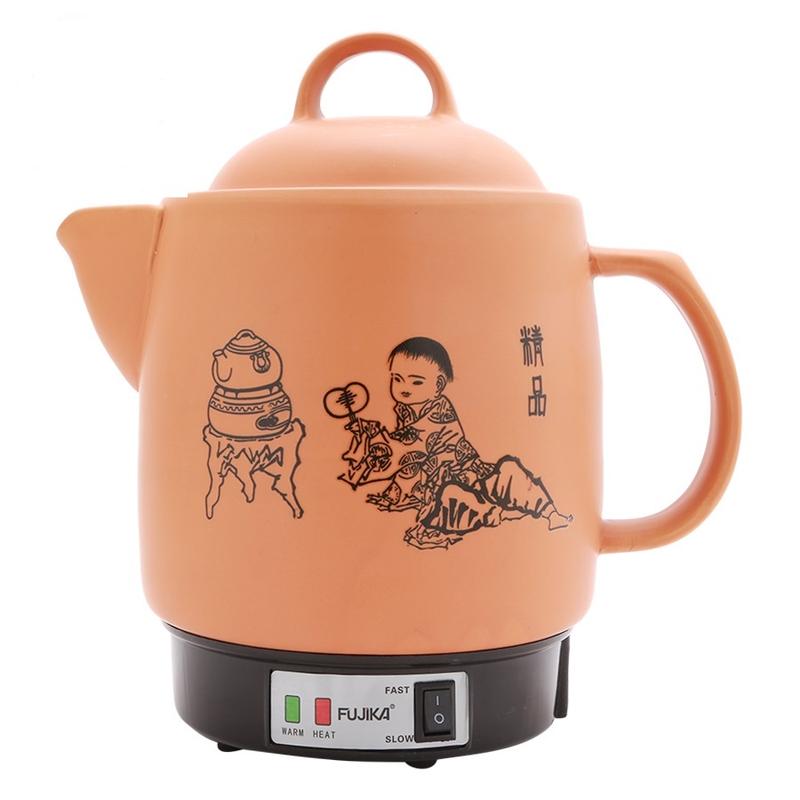 Ấm sắc thuốc Fujika FJ-CK33K7 dung tích 3L MÀU VÀNG hình cu tí - Hàng chính hãng Đun Nước Ấm Đun Bình Đun Nước Đun Siêu Tốc Ấm Siêu Tốc