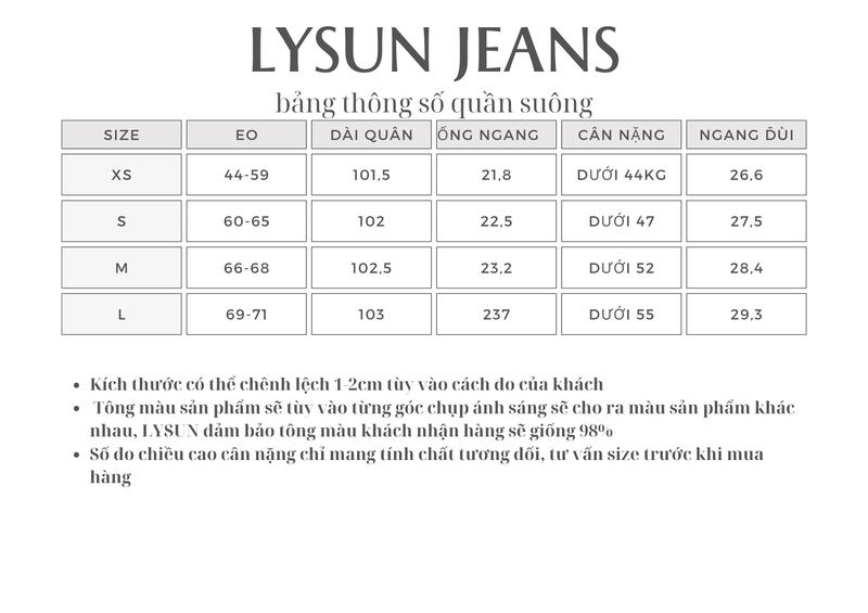 Product Introduction of Quần jeans ống suông màu xanh bụi chất QS01 0