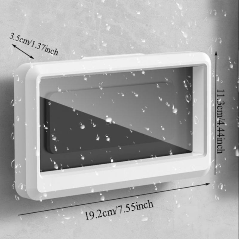 Product Introduction of 360-Degree Rotatable Smartphone Stand, Waterproof Shower Cellphone Holder, Wall Mounted Phone Holder for Bathroom, Kitchen & Home, Smartphone Accessories 16