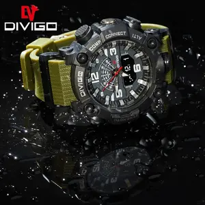Jam Tangan Pria Divigo Analog Sport D-25 Strab Rubber Water Resis Watches Waterproof Hiasan Elegan Jam Tangan Pria Divigo Analog Sport D-25 Strab Rubber Water Resis Watches Waterproof Hiasan Elegan