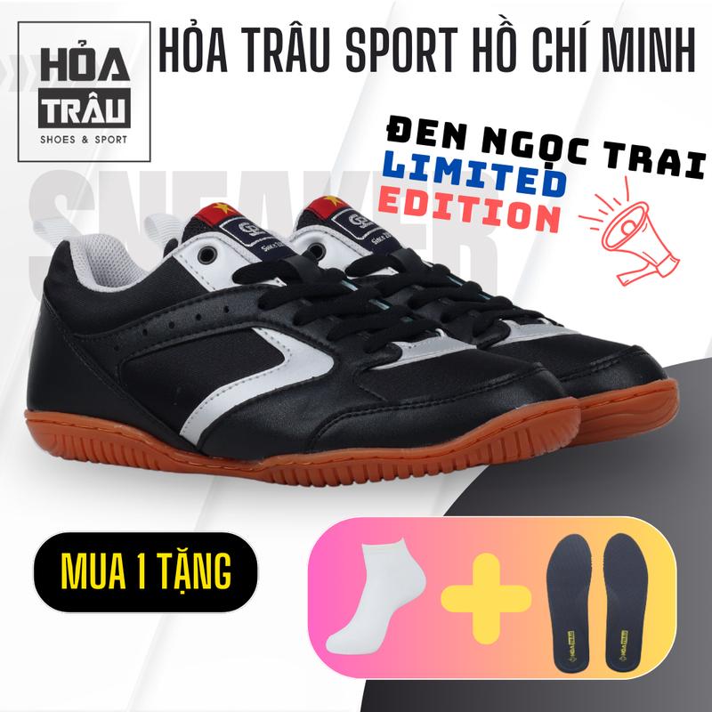 (Mua 1 được 3) Giày cầu lông unisex HỎA TRÂU CP005 Sneaker Sport Việt Nam, giày thể thao quần vợt, cầu lông, bóng đá may full đế vn standard Unisex Badminton Shoes giay caulong unisex nam nữ Chống Trượt, bám sân Giày Thể Thao - Tết - Xmas