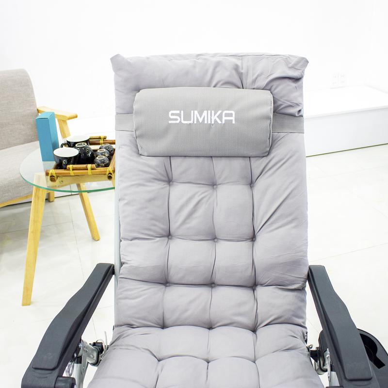 COMBO Ghế Xếp Thư Giãn 179 + Nệm Ghế - Tải Trọng 300kg, Ngã Tối Đa 165 Độ 6