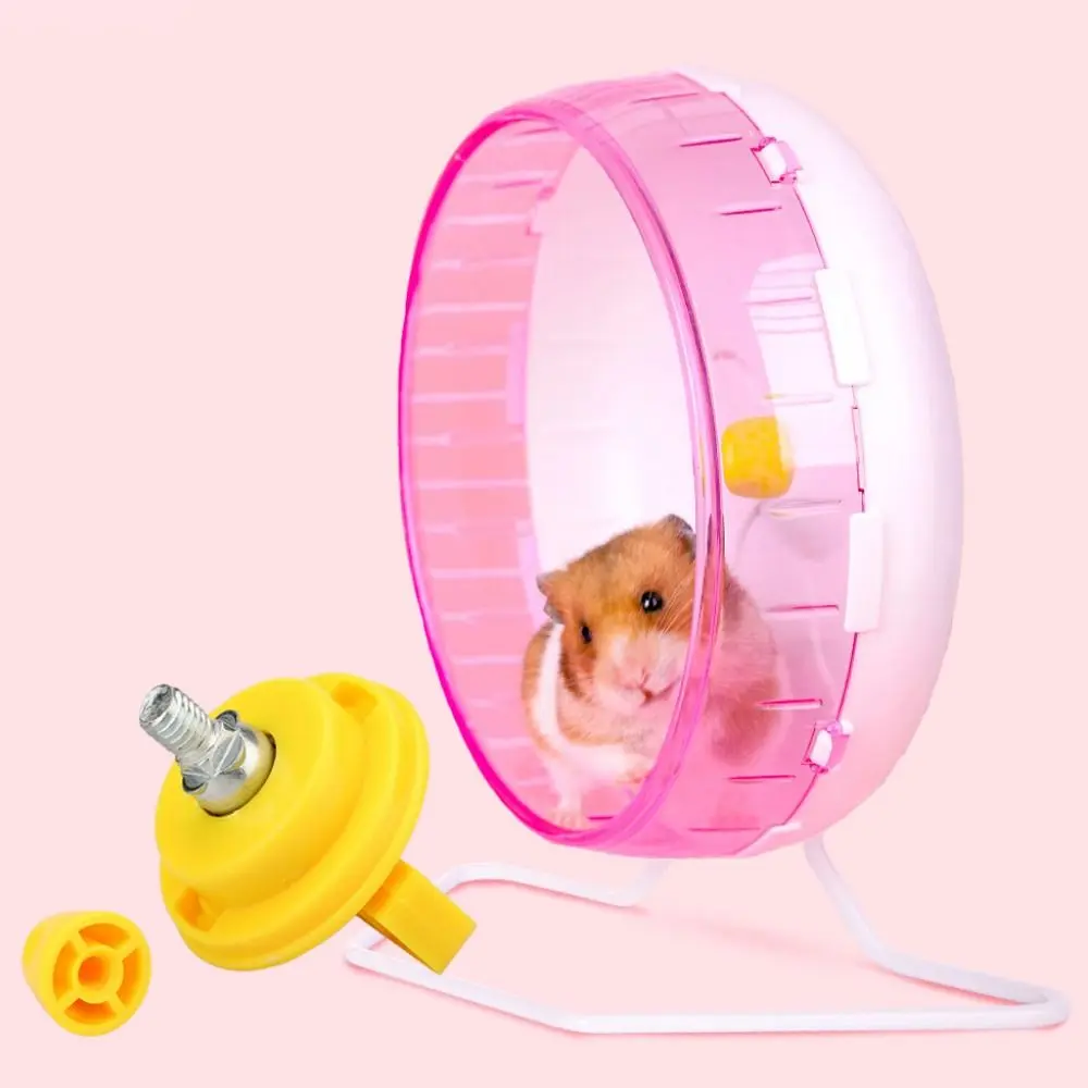 Practical Easy To Install Hamster Running Wheel Bearing Silent Orange Hamster Wheel Accessories Plastic/Stainless Steel Running Wheel Axle For Guinea Pig