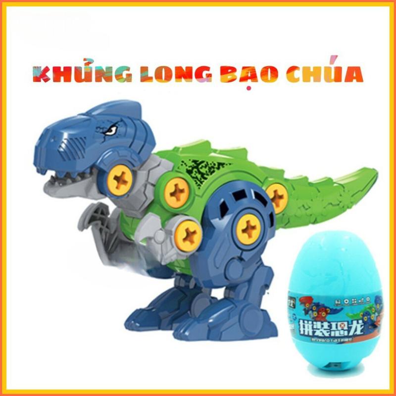 Đồ chơi trứng khủng long cỡ to 19cm, tháo lắp bằng tua vit giúp bé rèn luyện trí thông minh 3